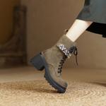 Exquisite Handcrafted Leather Women’s Shoes: Luxury & Elegance United(EyunshangxX3631)