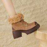 Handcrafted Leather Women's Shoes - Luxury, Elegance, Exquisite Craftsmanship(EyunshangxB2327-1)