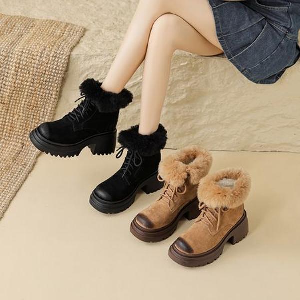 Handcrafted Leather Women's Shoes - Luxury, Elegance, Exquisite Craftsmanship(EyunshangxB2327-1)