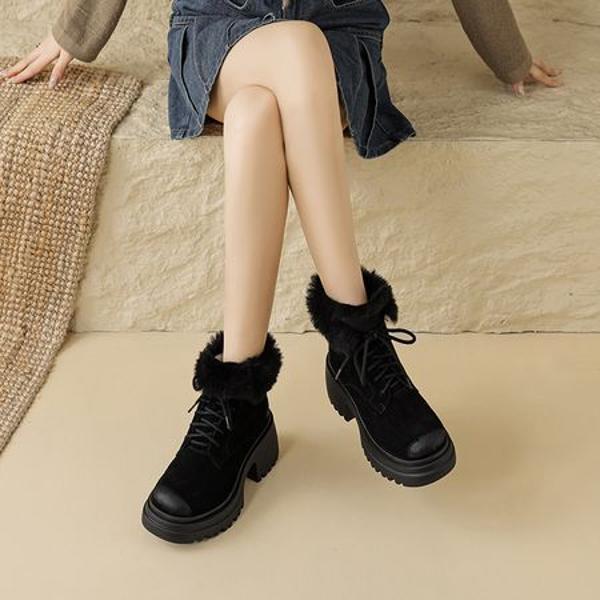 Handcrafted Leather Women's Shoes - Luxury, Elegance, Exquisite Craftsmanship(EyunshangxB2327-1)