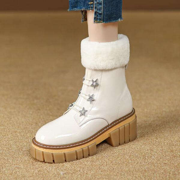 Luxurious Handcrafted Leather Women's Shoes: Elegance in Every Stitch(EyunshangxC2505ZM-1)