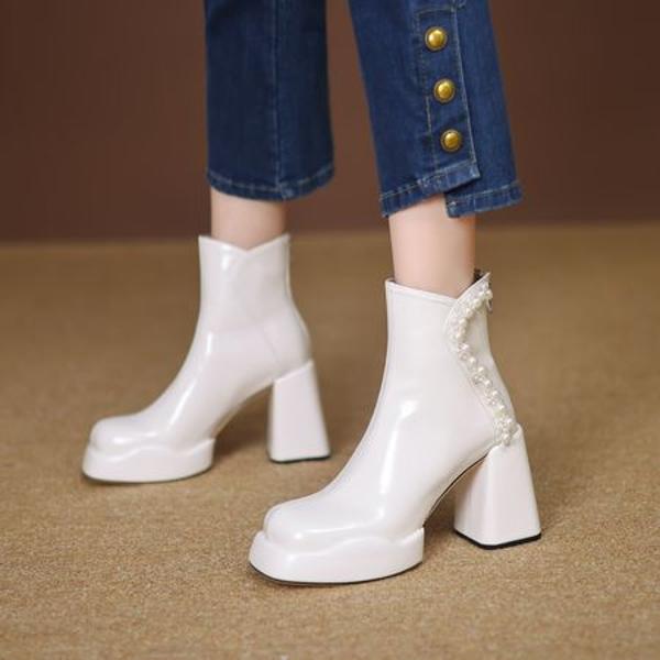 Elegant Handcrafted Premium Leather Women's Shoes(Eyunshangx1月-92)