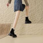 Handcrafted Leather Women's Shoes: Elegant, Luxurious Quality Artistry(EyunshangxB-2335)