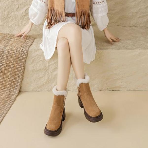 Handcrafted Leather Women's Shoes: Elegant, Luxurious Quality Artistry(EyunshangxB-2335)