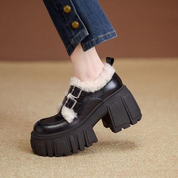 Exquisite Handcrafted Leather Women's Shoes: A Touch of Luxury(Eyunshangx5122)