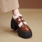 Exquisite Handcrafted Leather Women's Shoes: A Touch of Luxury(Eyunshangx5122)