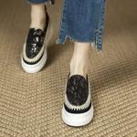 Elegantly Crafted Handmade Genuine Leather Women's Shoes for the Discerning Woman(Eyunshangx1023-1)