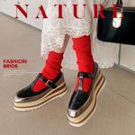 Exquisite Handcrafted Leather Women's Shoes, Luxurious Elegance(EyunshangxA7-A517)