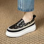 Elegant Handmade Leather Women’s Shoes: Exquisite Craftsmanship & Luxury.(Eyunshangx1022-11)