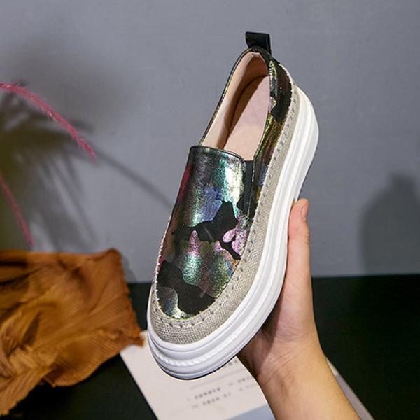 Handcrafted Genuine Leather Women's Shoes - Elegant, Luxury Quality Craftsmanship(EyunshangxZ805-2)