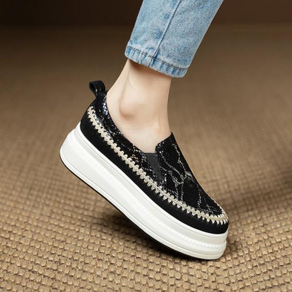 Elegant Handmade Leather Women's Shoes of Premium Quality(Eyunshangx1018-A)