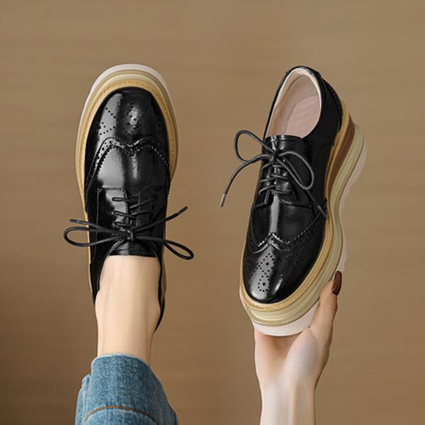 Luxury Handmade Leather Women's Shoes: Elegance Redefined(Eyunshangx11月-47)