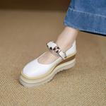 Exquisite Handmade Genuine Leather Women's Shoes(Eyunshangx1月-49)