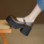 Elegant Handmade Leather Women's Shoes: Luxurious Craftsmanship(Eyunshangx1月-76)