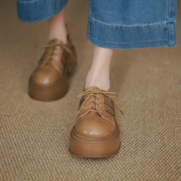 Exquisite Handmade Leather Women's Shoes - Luxurious Craftsmanship(Eyunshangx1月-72)