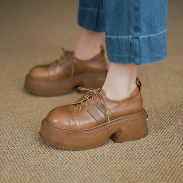 Exquisite Handmade Leather Women's Shoes - Luxurious Craftsmanship(Eyunshangx1月-72)
