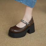 Handcrafted Leather Women's Shoes: Elegance, Luxury, and Exquisite Artistry(Eyunshangx2月-76)