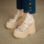 Elegant Handcrafted Genuine Leather Women's Shoes(Eyunshangx66304-1)